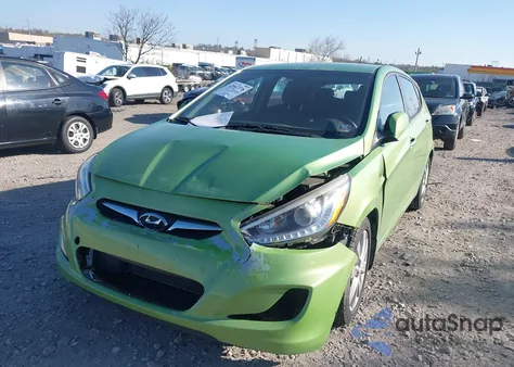 2014 Hyundai Accent Se z USA, uszkodzony, nr VIN KMHCU5AEXEU175389